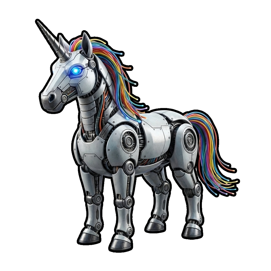 Realistic robot cyborg transformation